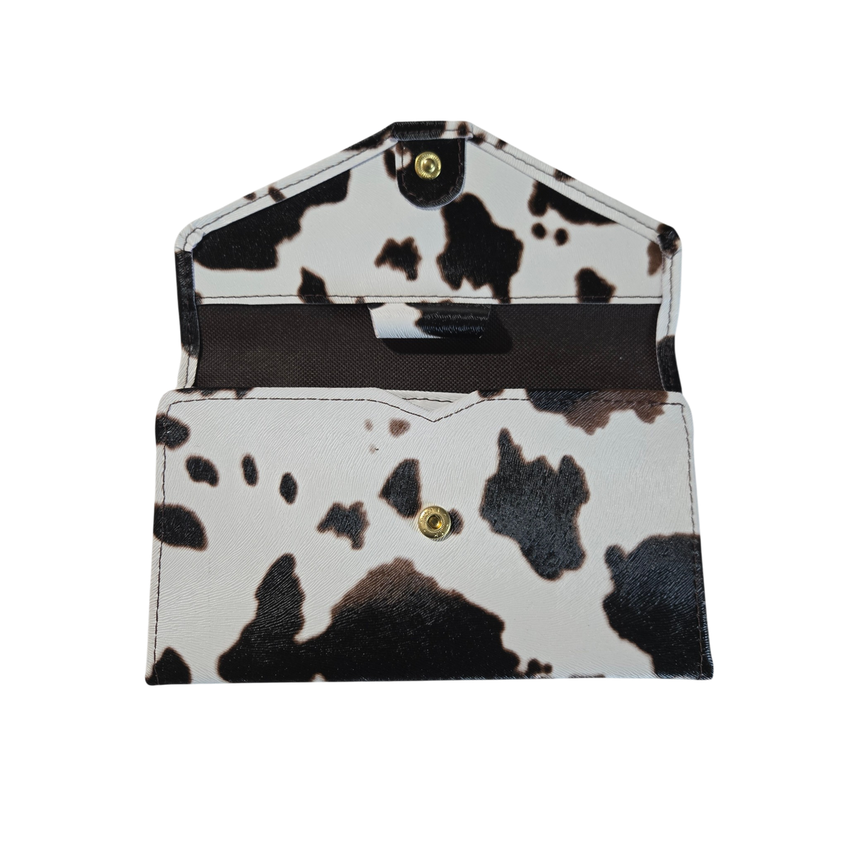 Asteria Travel Wallet - Cowhide Print