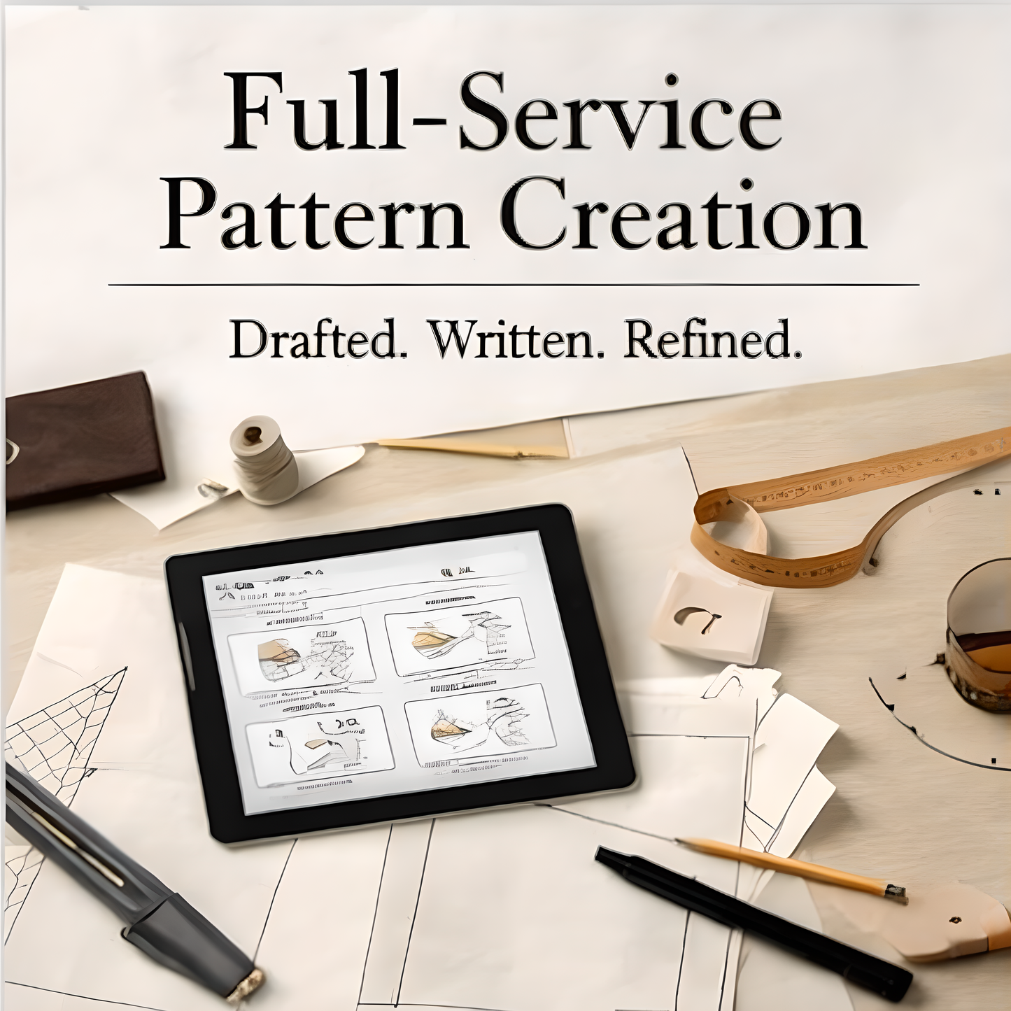 Full-Service Pattern Drafting + Instructions