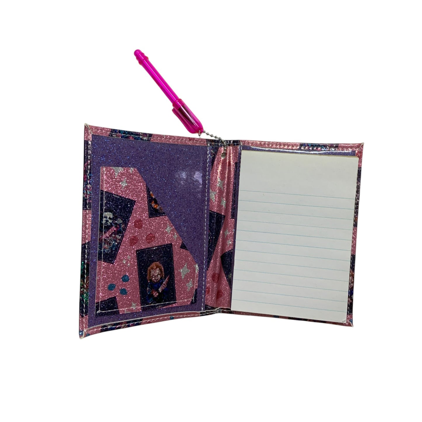 Glitter Horror Mini Notepad Holder