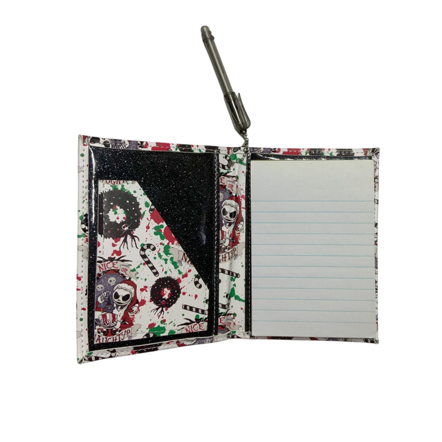 Christmas Skeleton Guy Mini Notepad Holder