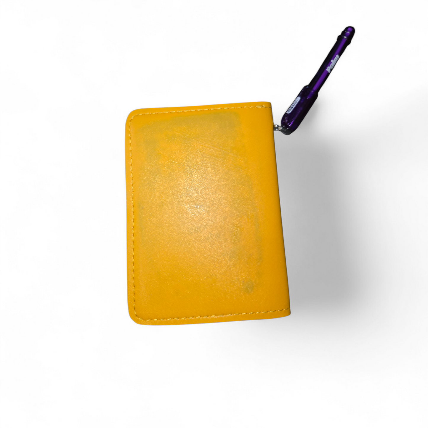 Mustard Yellow Mini Composition Notebook Cover - STAINED