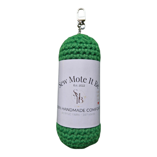 Crochet Skein of Yarn Bag Charm