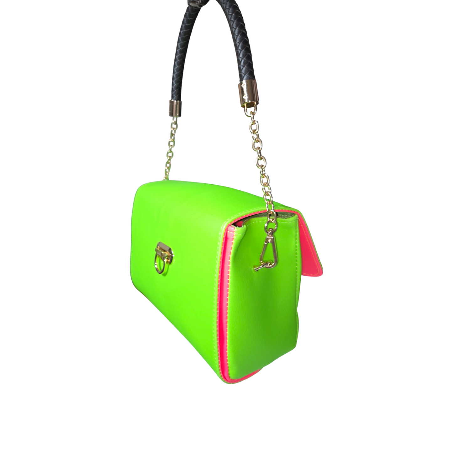 Gemini Reversible Bag – Neon Pink / Neon Green