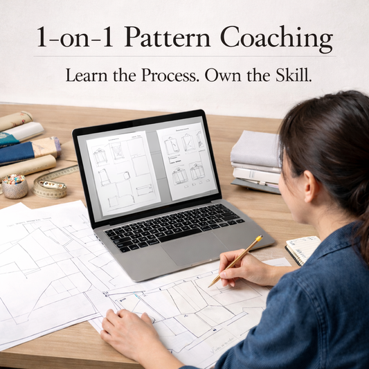 Pattern Drafting & Instruction Coaching (1-on-1)