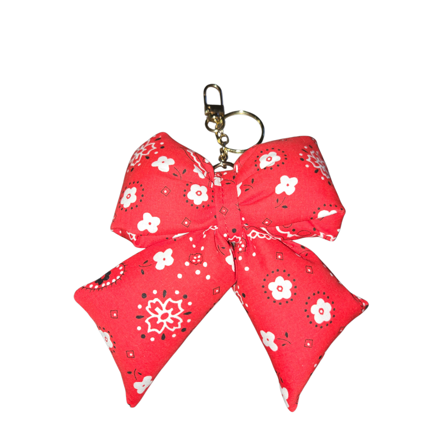 Bow Bag Charm - Bandana Edition