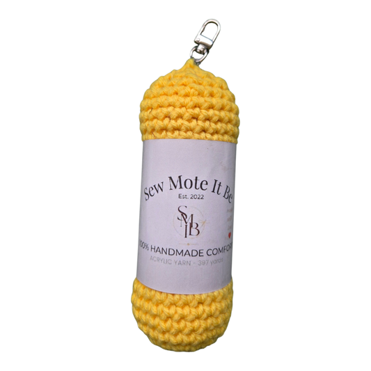 Crochet Skein of Yarn Bag Charm