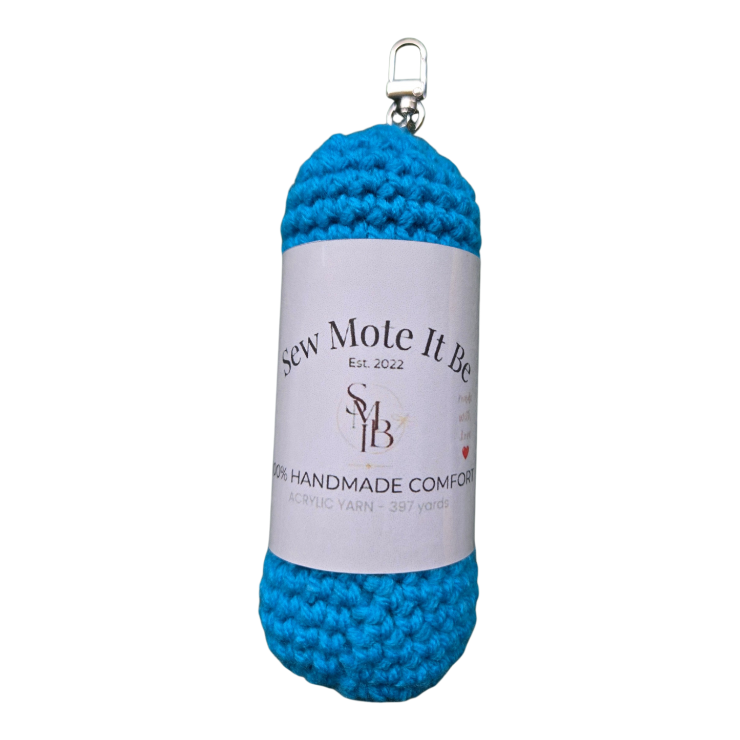 Crochet Skein of Yarn Bag Charm